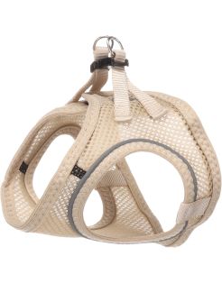 Flamingo Step&Go Berta kattenharnas beige S