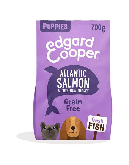 Edgard & Cooper puppybrokken verse zalm en kalkoen graanvrij