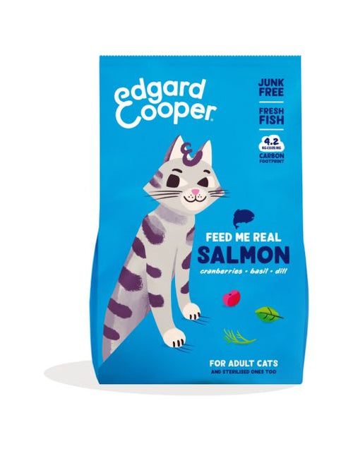 Edgard & Cooper kattenbrokken verse Atlantische zalm graanvrij