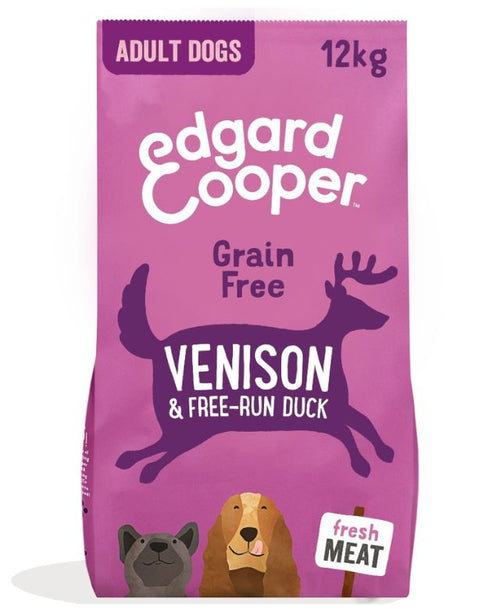 Edgard & Cooper hondenbrokken volwassen hond hert en eend