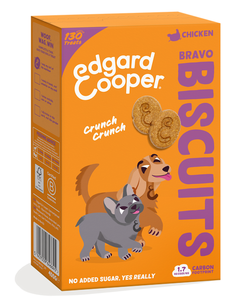 Edgard & Cooper Bravo hondenkoekjes met verse kip 400g