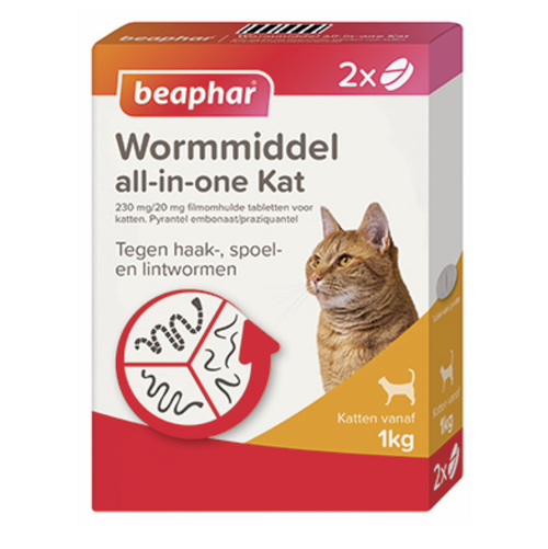 Beaphar wormtabletten all-in-one